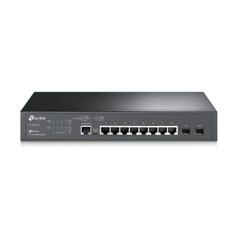 TPLINKSMB Switch TP-Link JetStream de 8 puertos G L2 y 2 puertos SFP