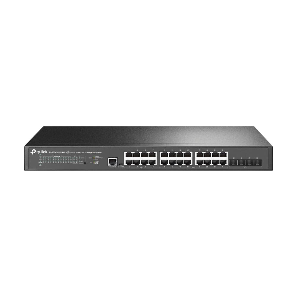TPLINKSMB Switch Tp-link Omada SG3428XPP-M2 administrable JetStream de 8 puertos PoE
