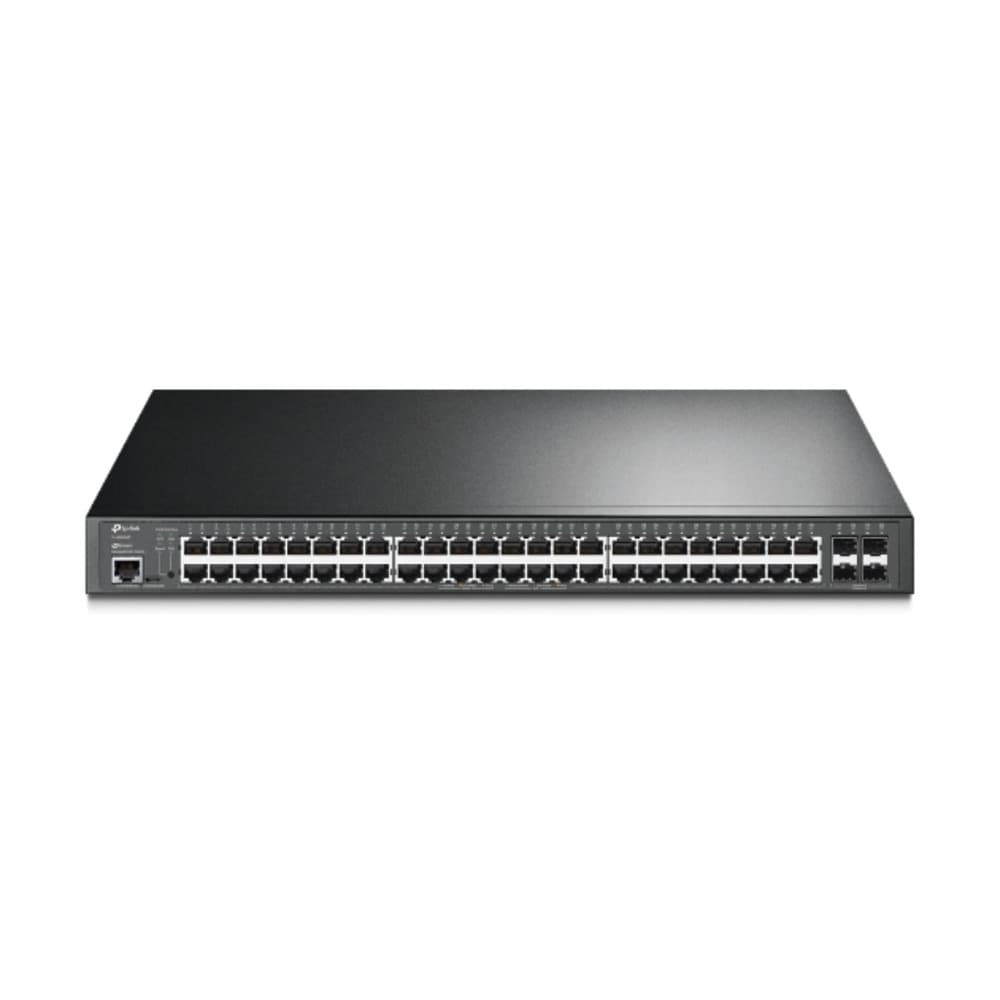 TPLINKSMB Switch TP-Link JetStream de 48 puertos PoE+ y 4 puertos SFP