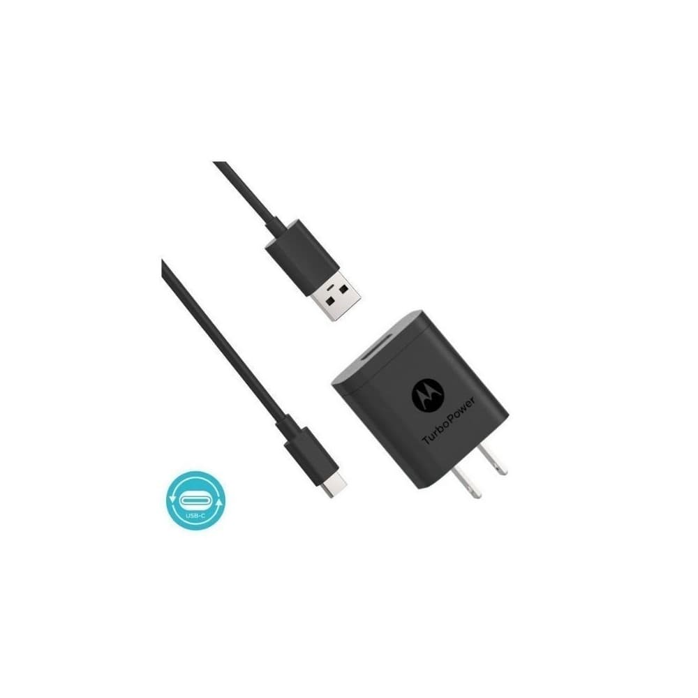 LENOVOMOVILIDAD Cargador de pared Motorola TurboPower 18 USB-A w/ 1m USB-C cable