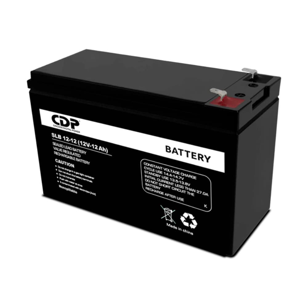CDP Bateria de Plomo acido, seca sellada 12Vdc-7Ah// Las baterias estan Sujetas a buena manipulacion y temperatura max.25C
