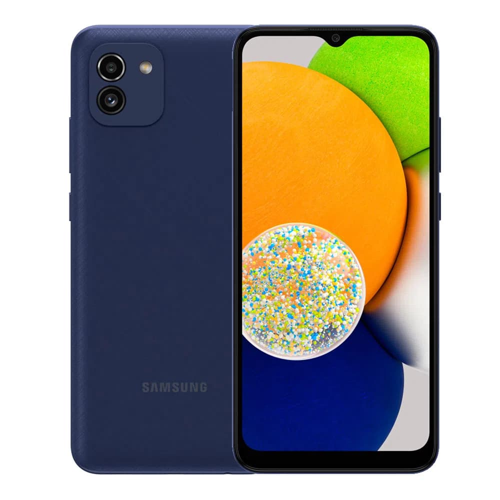 SAMSUNGMOVILIDAD Celular Galaxy A03 Azul RAM 4GB ROM 64GB
