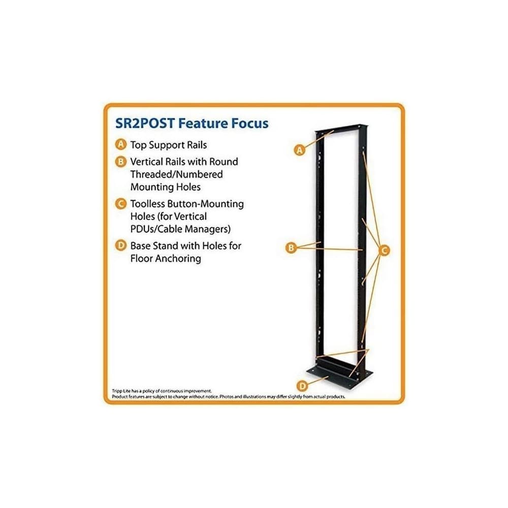TRIPPLITE Rack Abierto SmartRack de 2 Postes de 45U