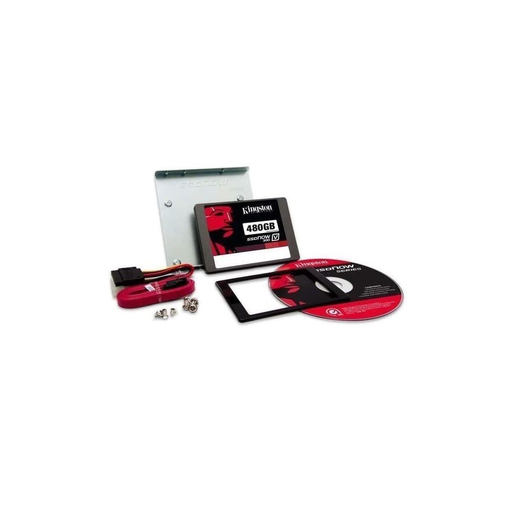 KINGSTON Unidad de estado solido 480GB SSD V300 SATA 3 2.5 (7mm height) Bundle Kit