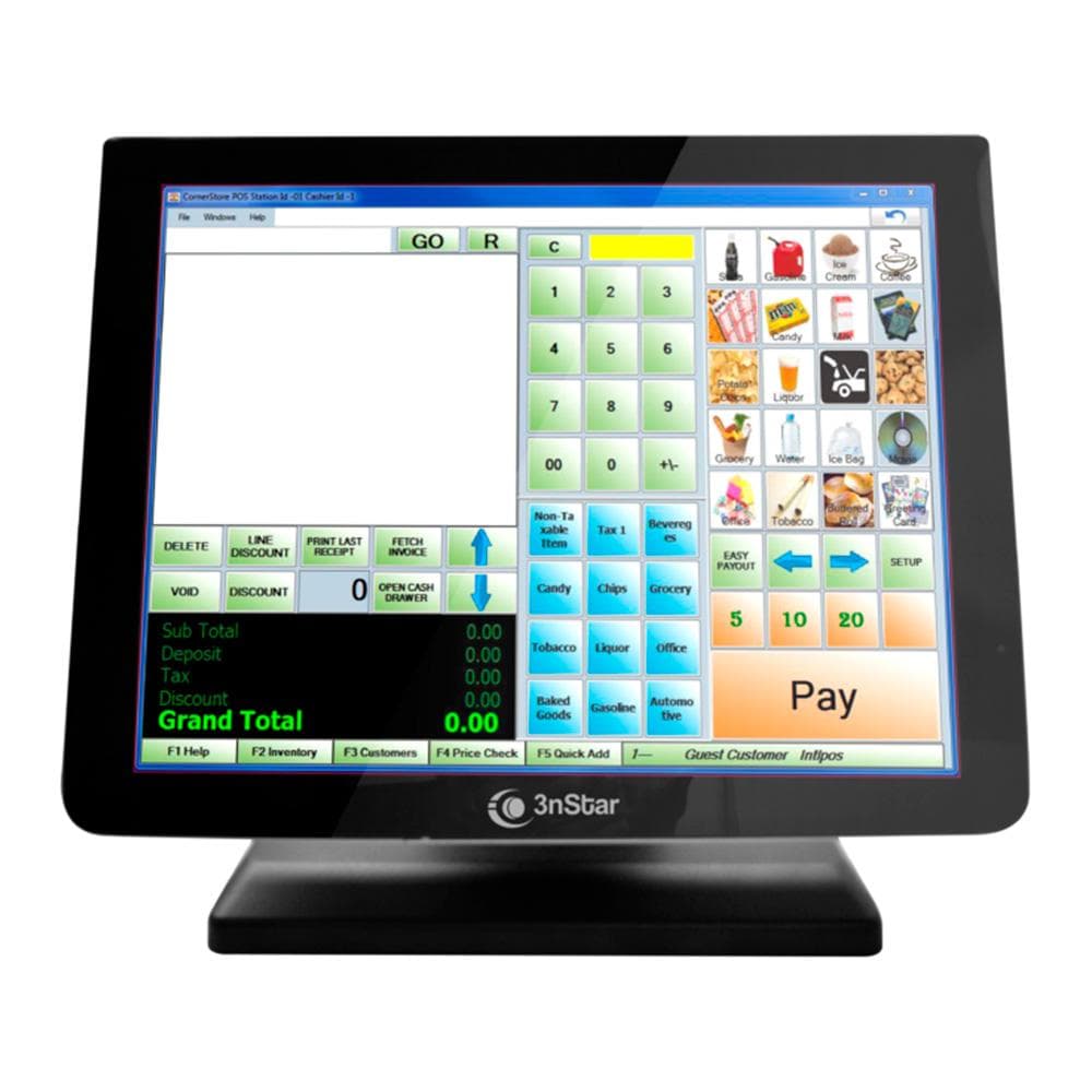3NSTAR Monitor 3NSTAR Tactil 15 10 Points Capacitive Touch screen Monitor Bezel Free, VGA + HDMI