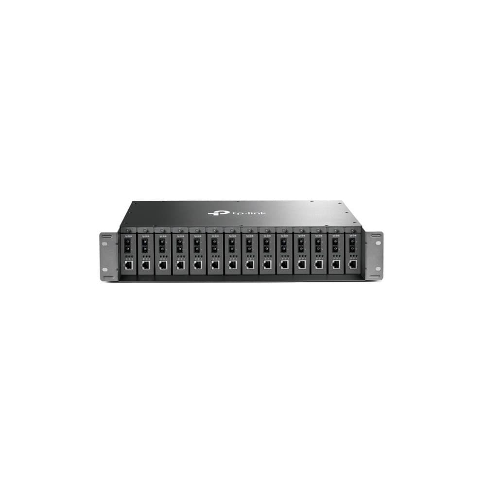 TPLINK Chasis TP-LINK para montaje en rack de 14 bahías