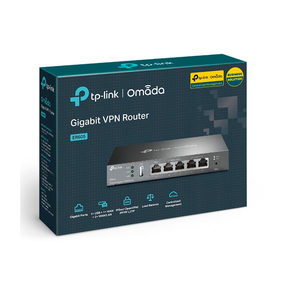 TPLINK Router TP-LINK Balance de Carga Hasta 4 Puertos WAN COLOR Negro