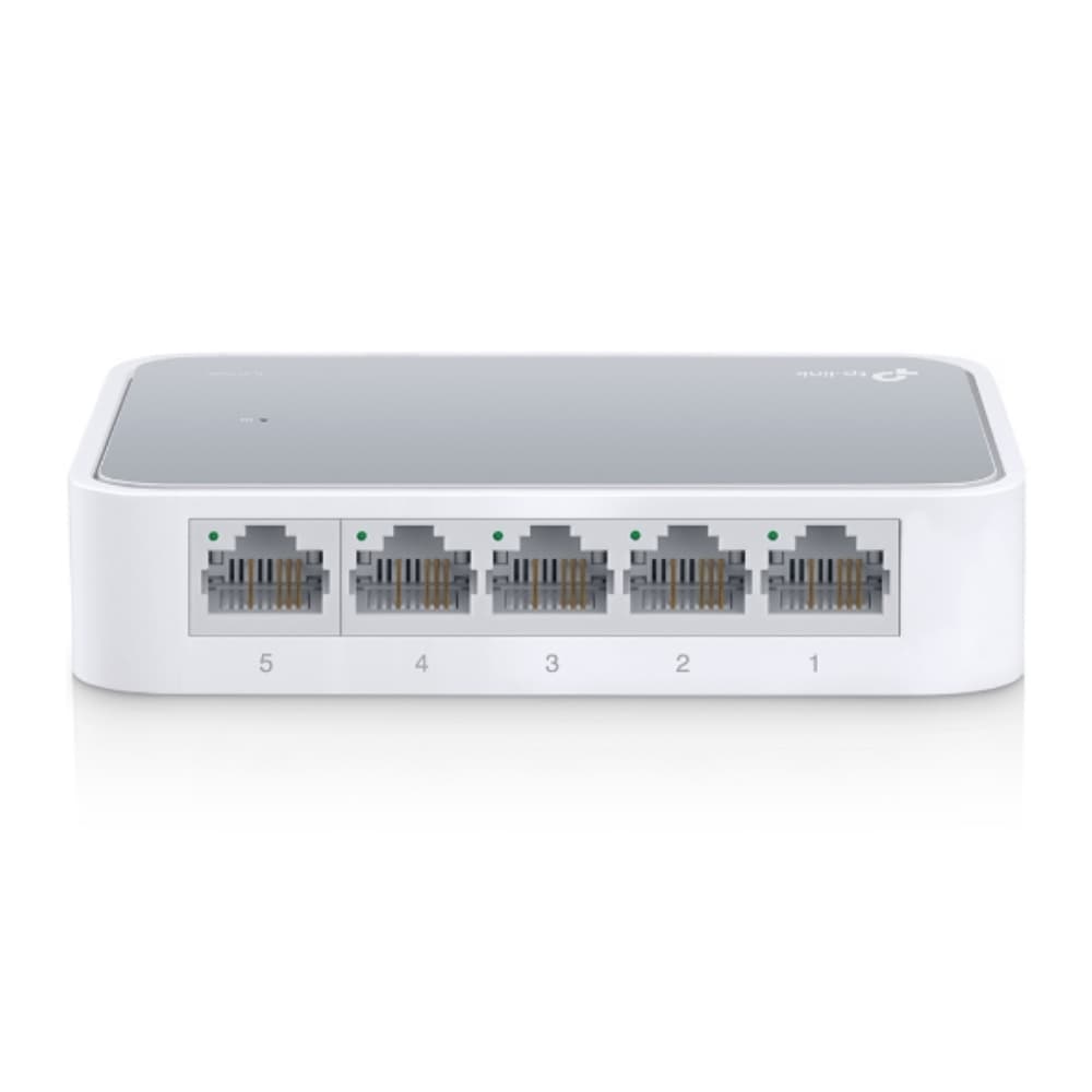 TPLINK Switch de Sobremesa TPLINK con 5 Puertos a 10/100 Mbps COLOR Blanco