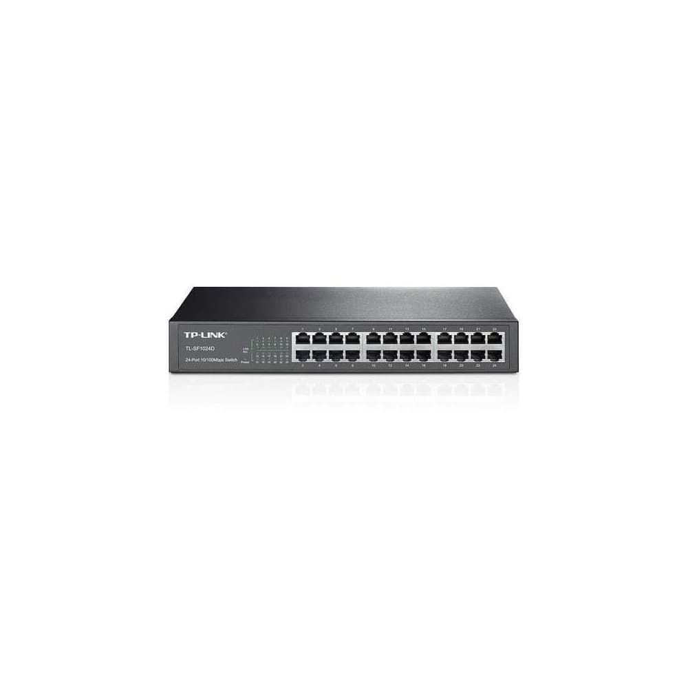 TPLINK Switch TP LINK NO administrable 24 puertos a 10/100Mbps para montaje en rack