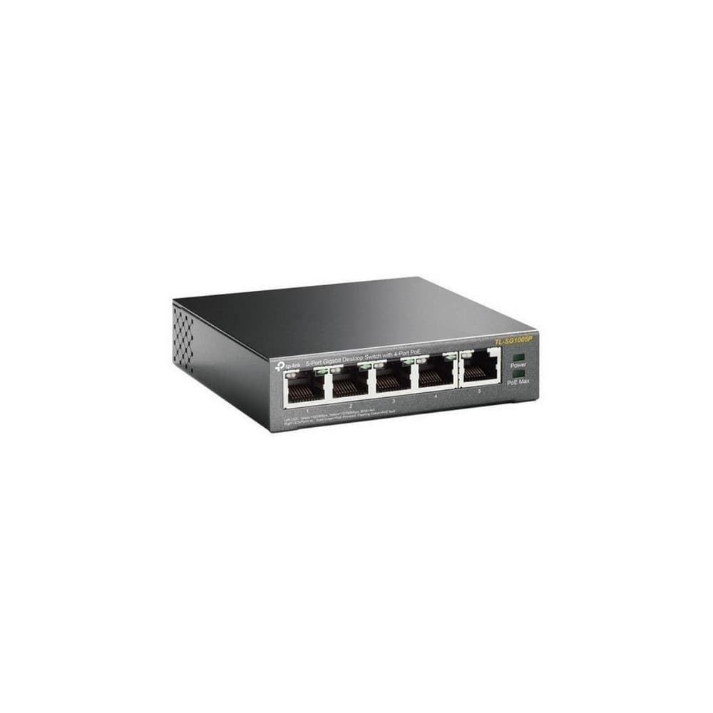 TPLINKSMB Switch TPLINK poE de escritorio Gigabit de 5 puertos