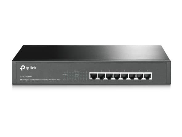 TPLINKSMB Switch TP-LINK PoE de 8 Puertos Gigabit COLOR Negro