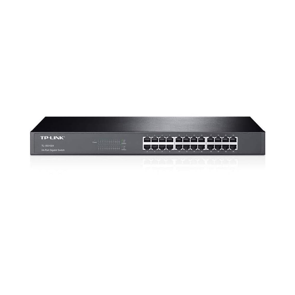 TPLINK Switch NO administrable 24 puertos RJ45 10/100/1000 Mbps
