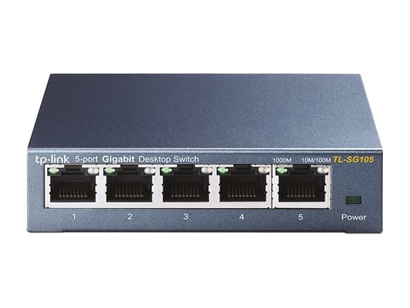 TPLINKSMB Switch TP LINK NO Administrable 5 Puertos de 10/100/1000Mbps