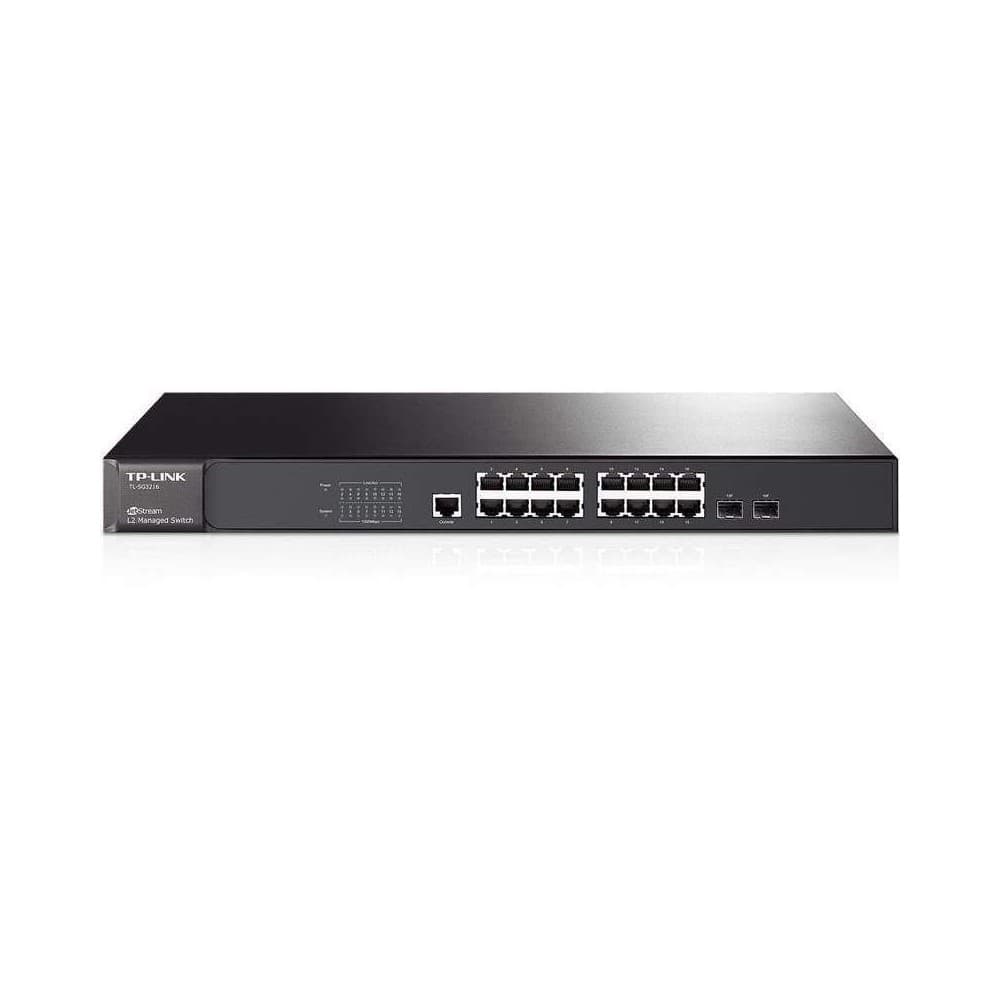TPLINK Switch Administrable L2 16 Puertos Gigabit JetStream™