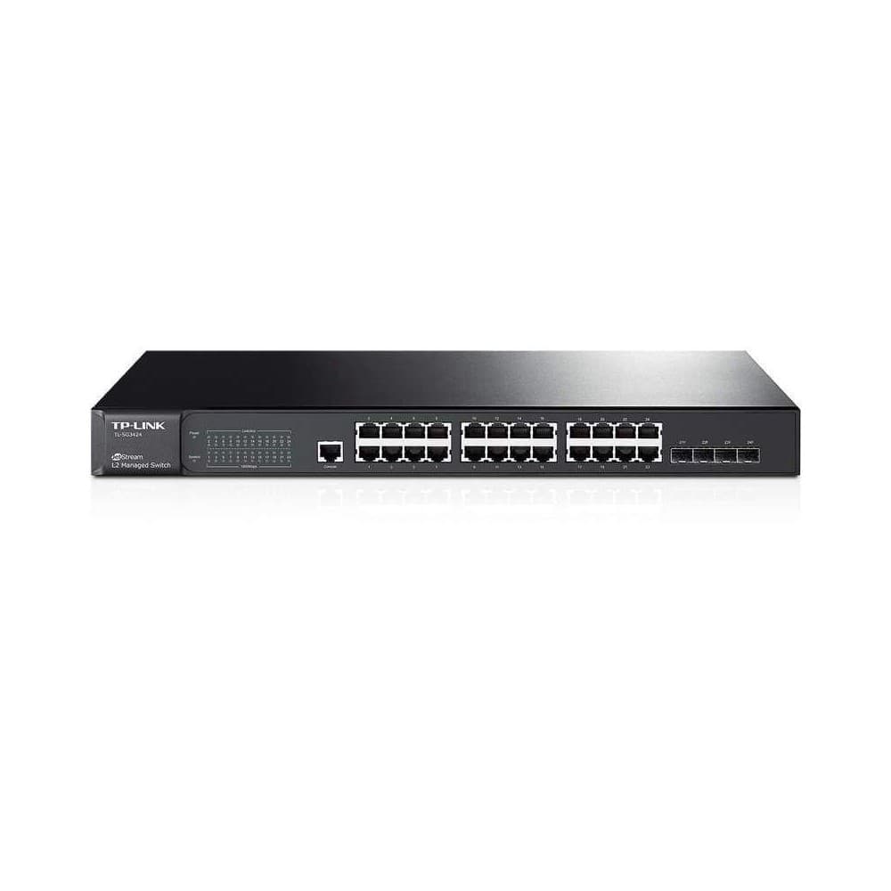 TPLINK Switch Administrable L2 24 Puertos Gigabit JetStream™