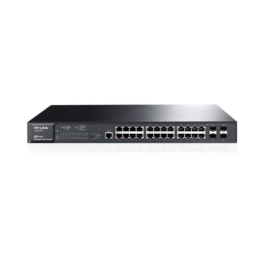 TPLINK Switch PoE+ L2 24 Puertos Gigabit JetStream™