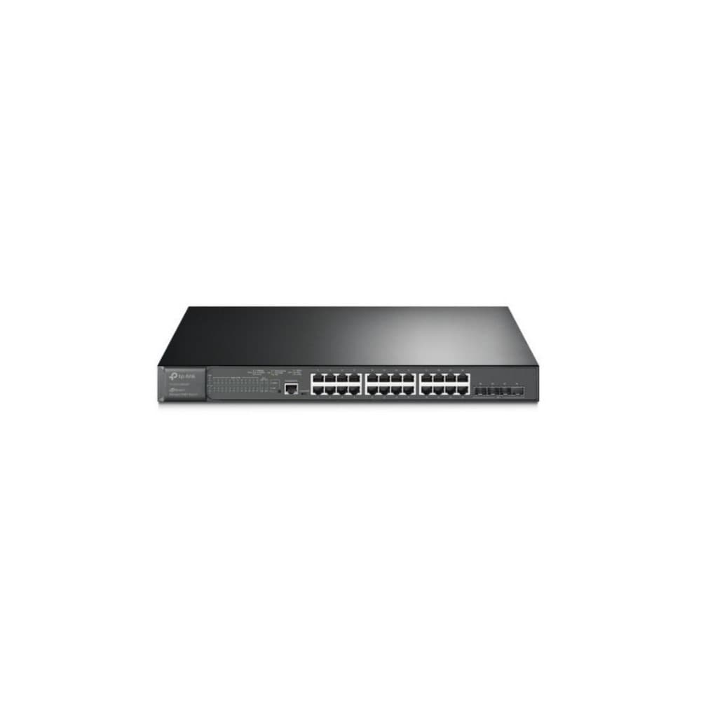 TPLINK Switch TPLINK PoE administrable JetStream de 24 puertos Gigabit y 4 puertos 10GE SFP
