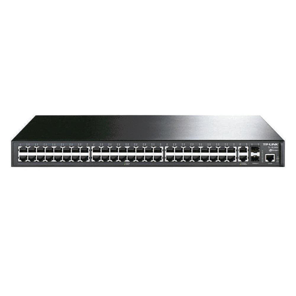 TPLINK Switch TP-LINK Administrable L2 de 48-Puertos de 10/100Mbps + 4 Puertos Gigabit JetStream