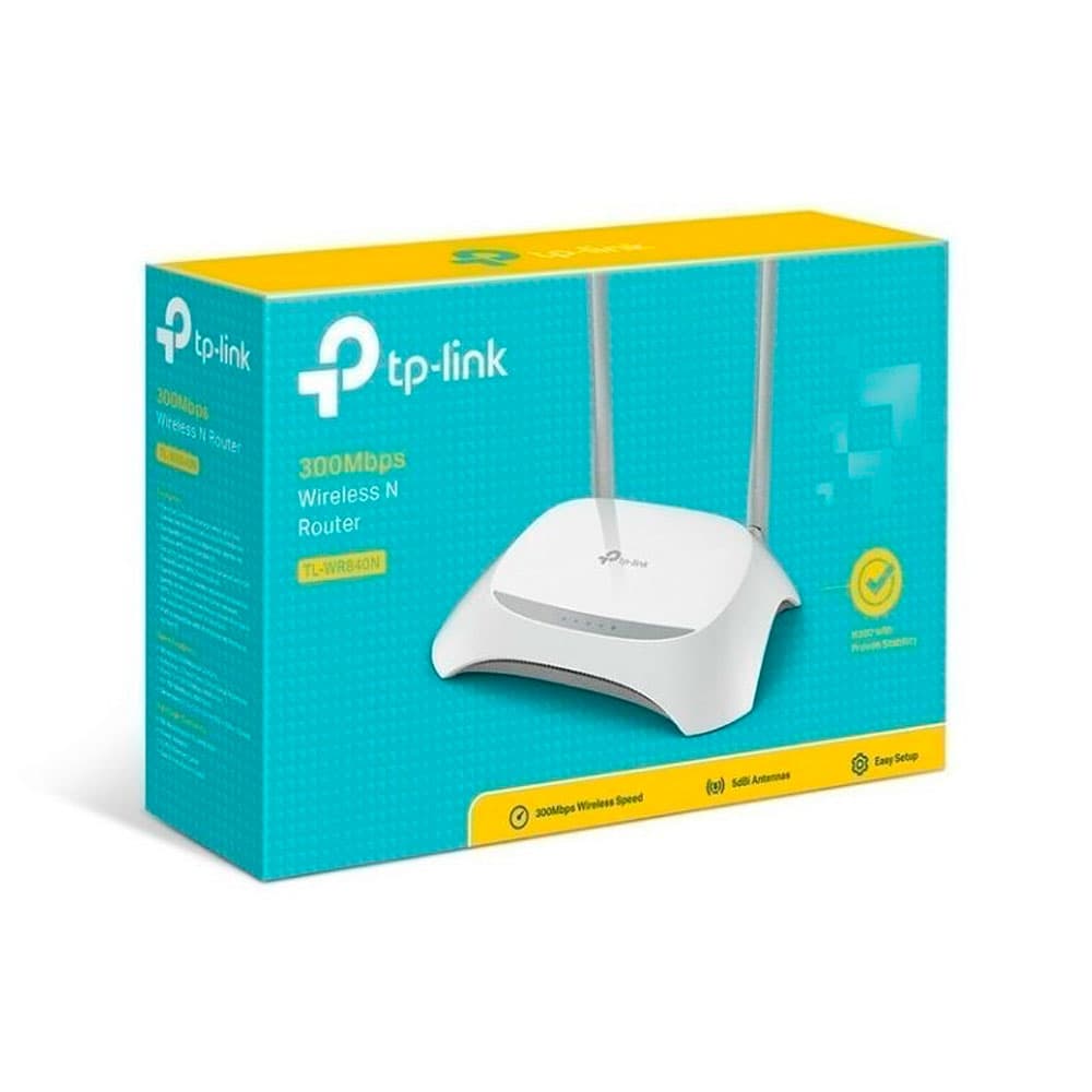 TPLINK Router TPLINK Inalámbrico 300Mbps 2 Antenas Externas COLOR Blanco