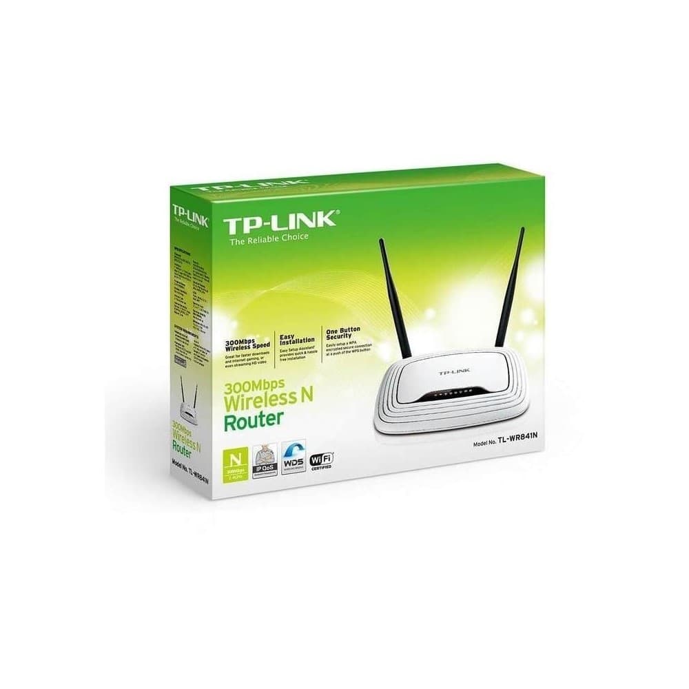 TPLINK 300Mbps Wireless N Router Atheros 2T2R 24GHz 80211ngb Built-in 4-port Switch with 2 detach