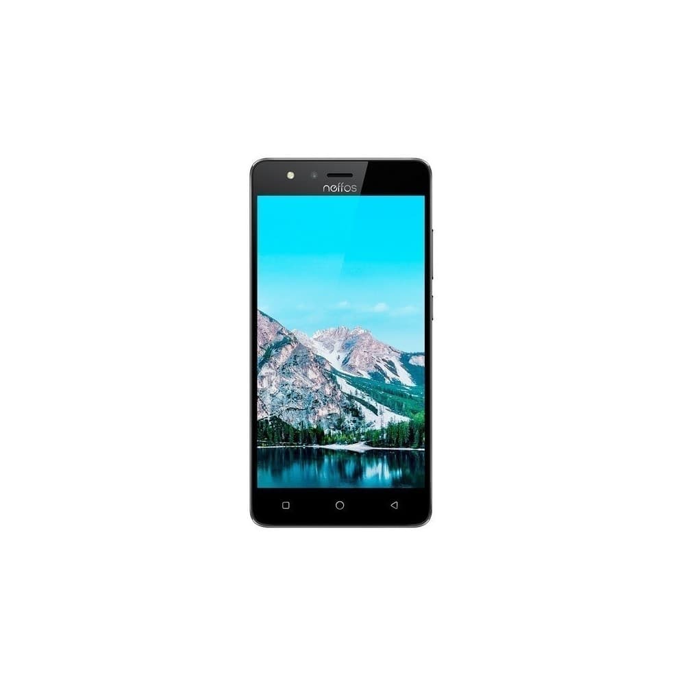 TPLINKNEFFOS Celular NEFFOS C5S /4G/ Color Gris, Pantalla 5 Cámara frontal 2 MP, trasera 5 MP, Memoria RAM 1 GB, ROM 8GB, Soporta Micro SD 32 GB, Procesador MTK Quad Core ARM Cortex-A53 1.1 GHZ, Batería 2340 mAh, Dual Sim 4G, Android 7.0, Micro USB, Bluetooh