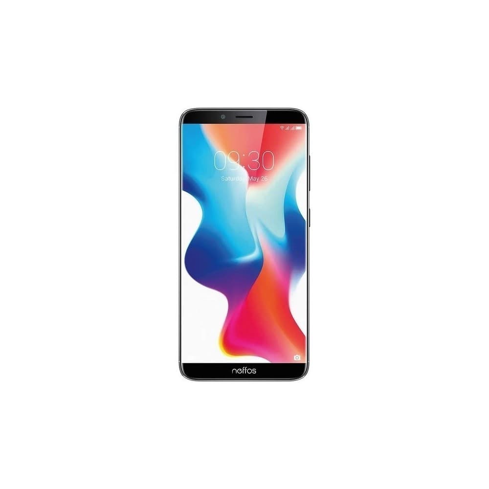 TPLINKNEFFOS Celular NEFFOS X9 Color Negro Mate, Pantalla 5.99 HD Cámara frontal 8 MP, trasera 13 MP + 5 MP PDAF Autoenfoque doble Flash Light, Memoria RAM 3GB, ROM 32GB, Procesador Octa Core 4 Cortex-A53 1.5 GHZ - 4 Cortex-A53 1.0 GHZ, Batería 3060 mAh, Dual Sim 4G, Android 8.1, Lector de Huella, Desbloqueo Facial, Garantía de 12 meses.