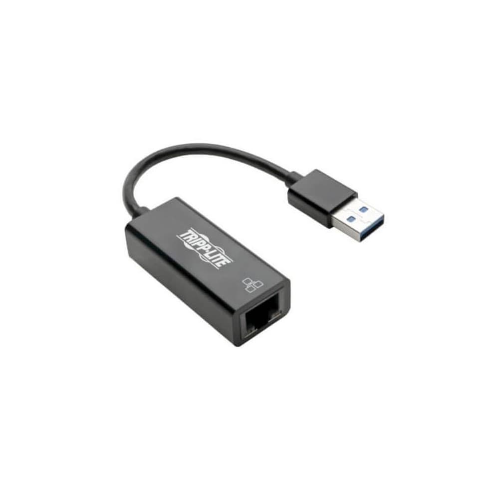 TRIPPLITE Adaptador de Red NIC USB 3.0 a Gigabit Ethernet, 10Mbps / 100Mbps / 1000Mbps, Negro