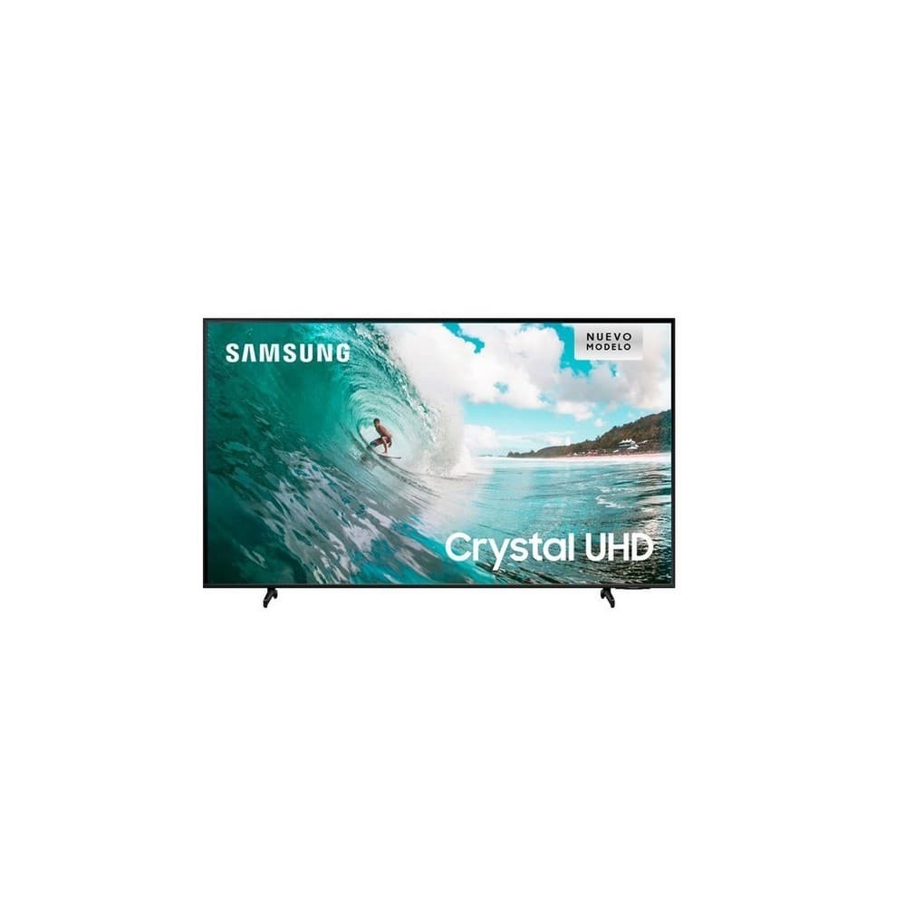SAMSUNGAUDIVIDEO Televisor Samsung FLAT LED Smart TV 50 pulgadas Crystal UHD 4K /3,840 x 2,160 / DVB-T2 /LAN/ Bluetooth/ AirPlay 2 / Bixby desde el control /modo ambiente/ Modo Juego/ HDMI x 3/ USB x2 /abre y edita archivos de Office/ control de voz/Garantía 1 año