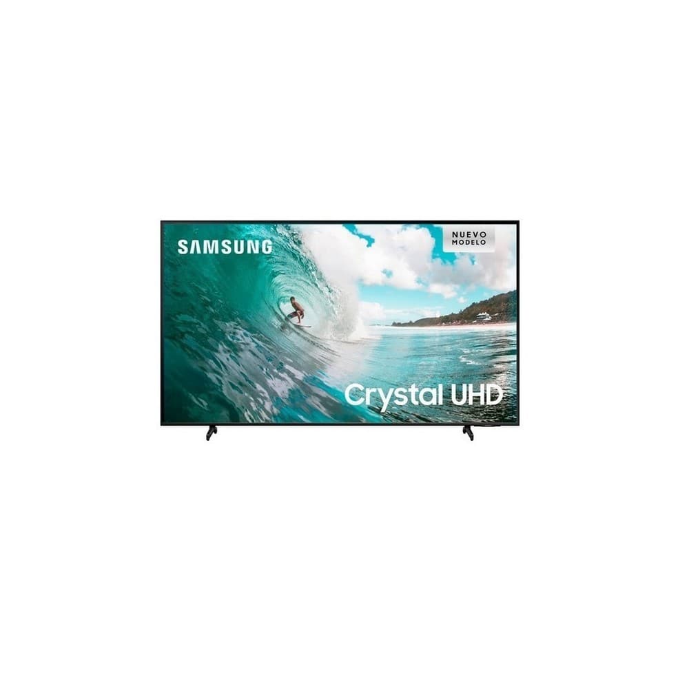 SAMSUNGAUDIVIDEO Televisor Samsung FLAT LED Smart TV 75 pulgadas Crystal UHD 4K /3,840 x 2,160 / DVB-T2 /LAN/ Bluetooth/ AirPlay 2 / Bixby desde el control /modo ambiente/ Modo Juego/ HDMI x 3/ USB x2 /abre y edita archivos de Office/ control de voz/Garantía 1 año