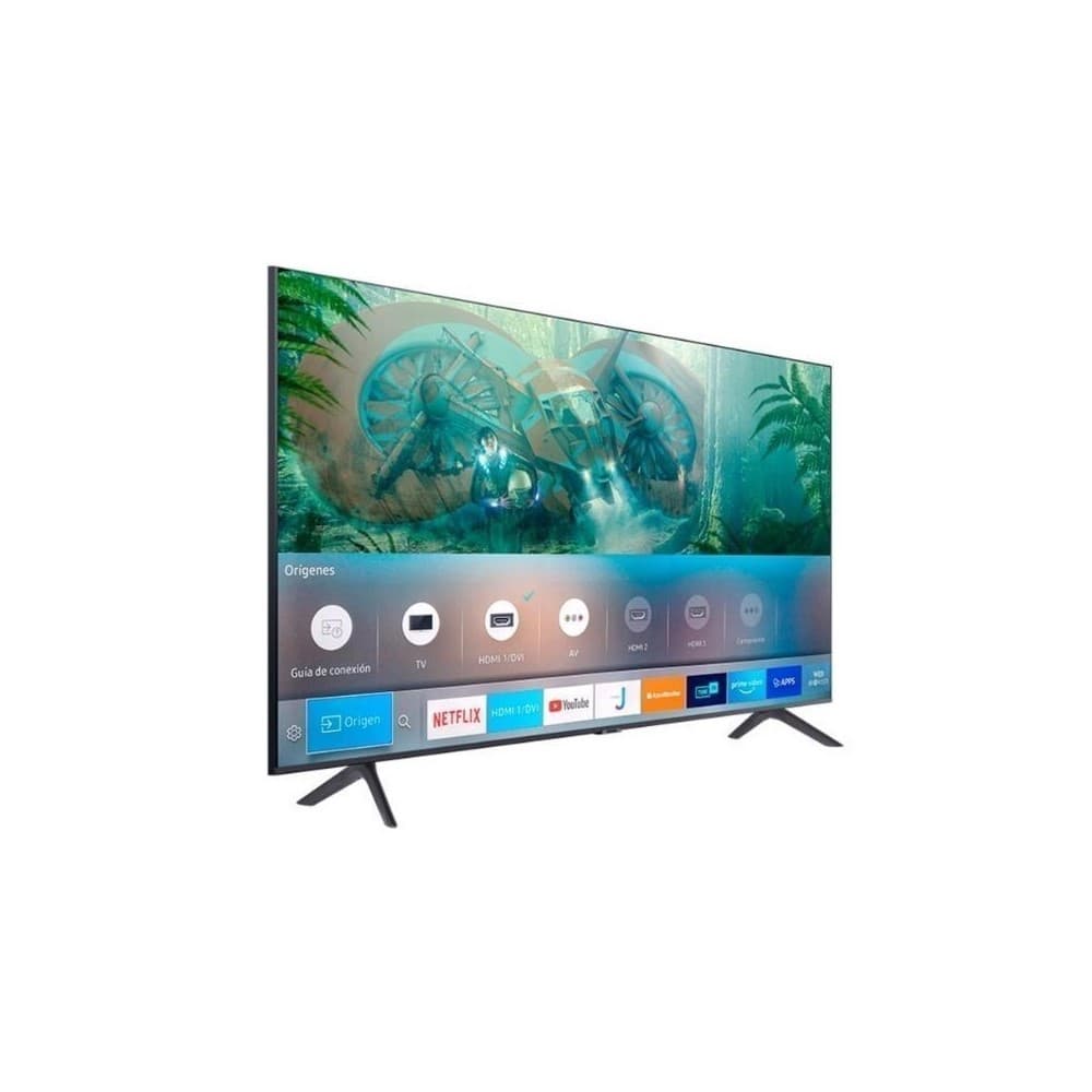 SAMSUNGAUDIVIDEO Televisor Samsung FLAT LED Smart TV 85 pulgadas Crystal UHD 4K /3,840 x 2,160 / DVB-T2 / Bluetooth/ AirPlay 2 / Bixby desde el control /modo ambiente/ Modo Juego/ HDMI x 3/ USB x2 /abre y edita archivos de Office/ Garantía 1 año