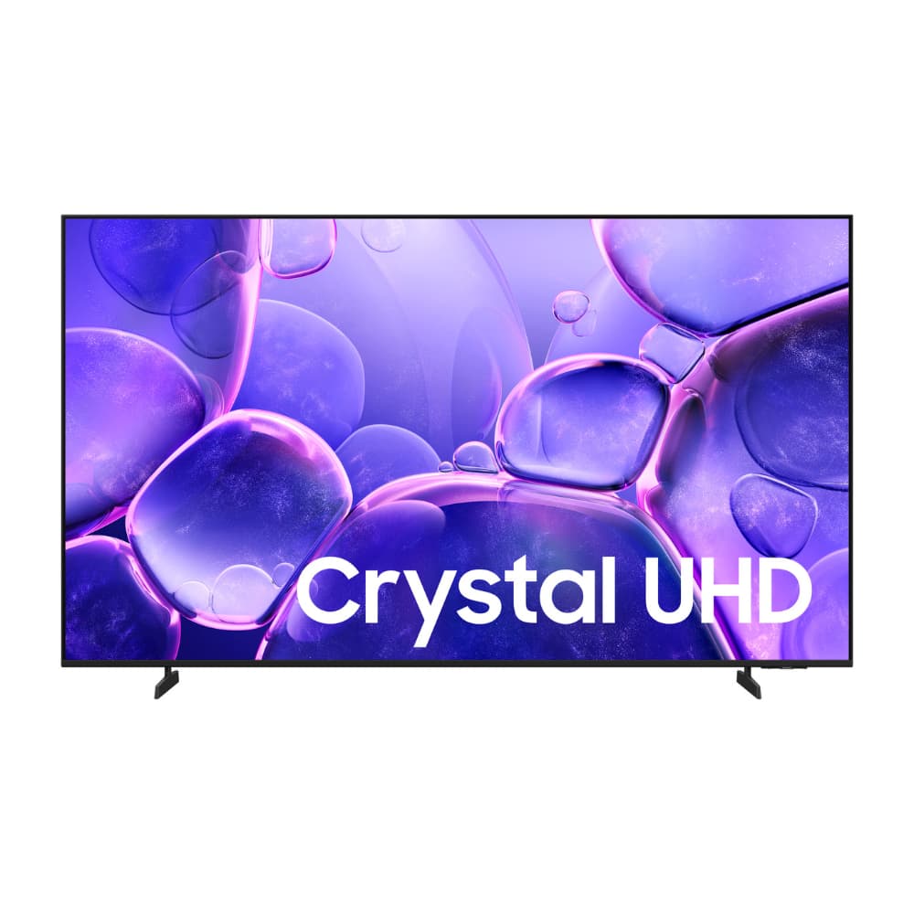 SAMSUNGAUDIVIDEO Televisor Samsung FLAT LED CRYSTALSmart TV 85 pulgadas Crystal UHD 4K /3,840 x 2,160 / DVB-T2 / HDR /LAN/ WIFI 5/ Control remoto Solar / Soporte ajustable / Bluetooth 5.3 / Google Meet / Multi view/ AirPlay 2 / Bixby desde el control /modo ambiente/ Modo Juego/ HDMI x 3/ USB x1-A /abre y edita archivos de Office/ control de voz/Garantía 1 año, Fic
