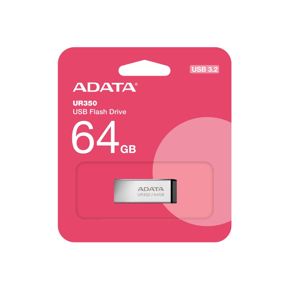 ADATA Memoria USB Adata -USB 3.2 / 64GB Metal Plata