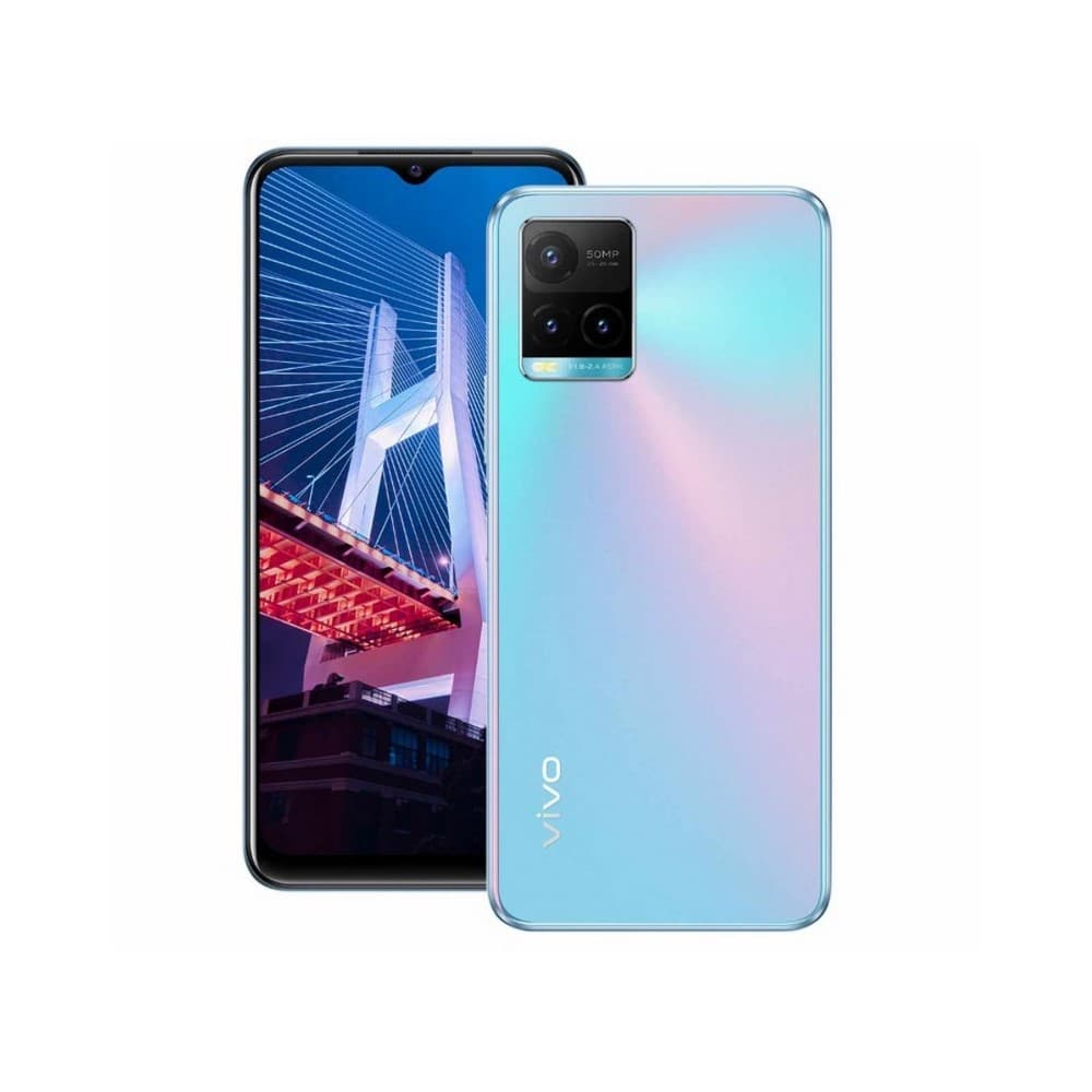 VIVOMOVILIDAD Celular Vivo Y33s 8GB + 4GB RAM 128GB Azul Aguamarina