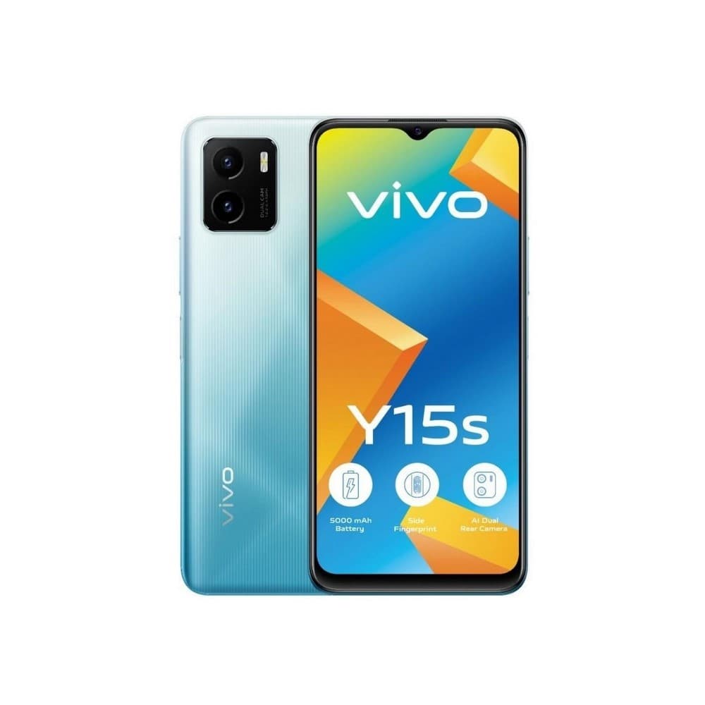VIVOMOVILIDAD Celular vivo Y15S 4GB RAM+64 GB VERDE OLA
