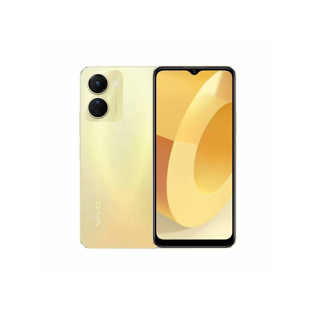 VIVOMOVILIDAD Celular Vivo Y16 RAM 4GB ROM 128GB Dorado Llovizna