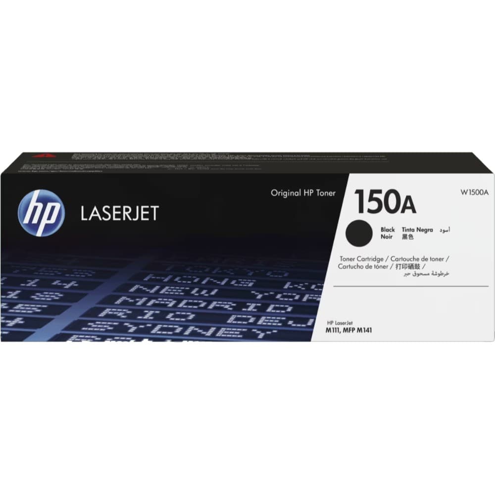 HPTONER Cartucho de Tóner HP 150A BK