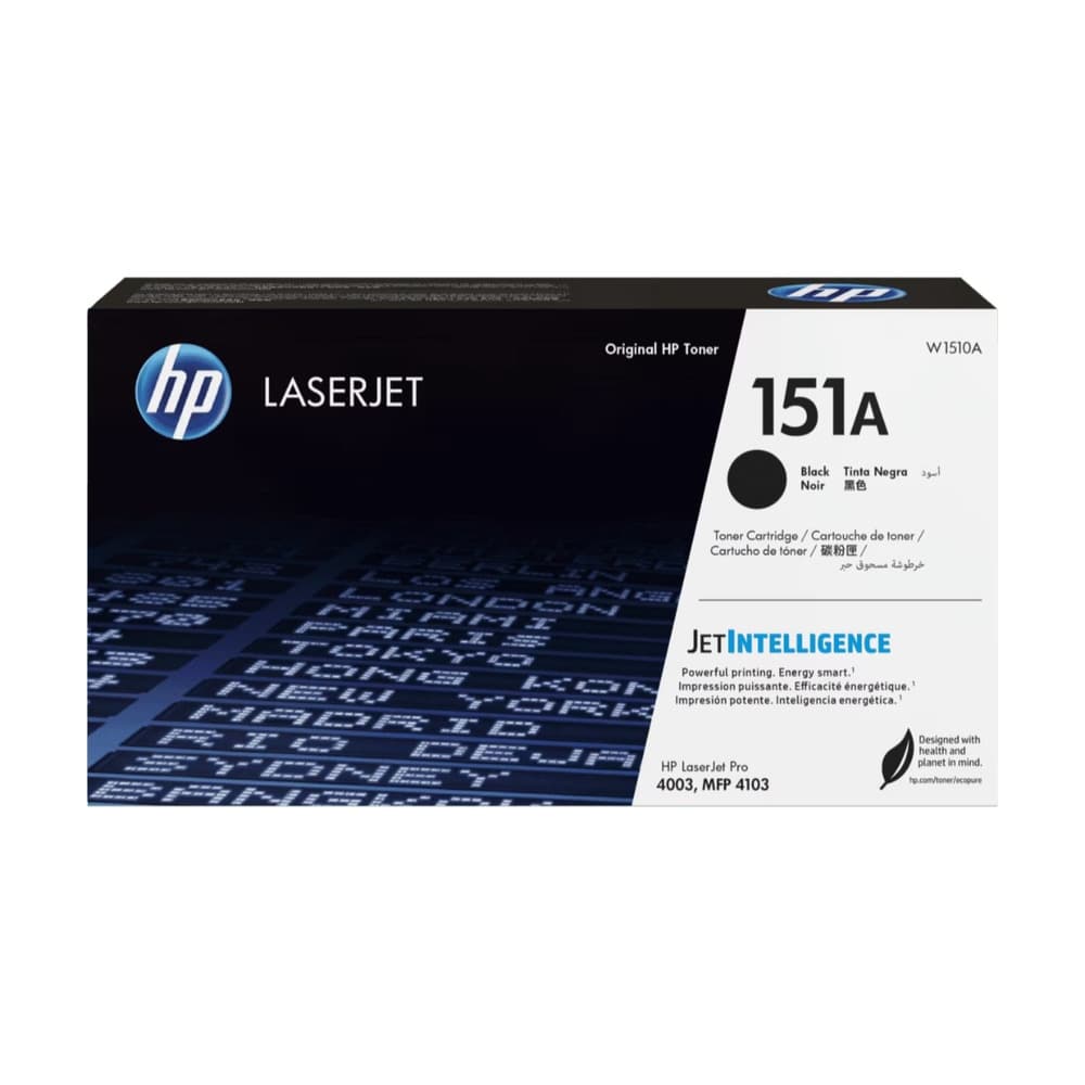 HPTONER Cartucho de Tóner HP 151A BK