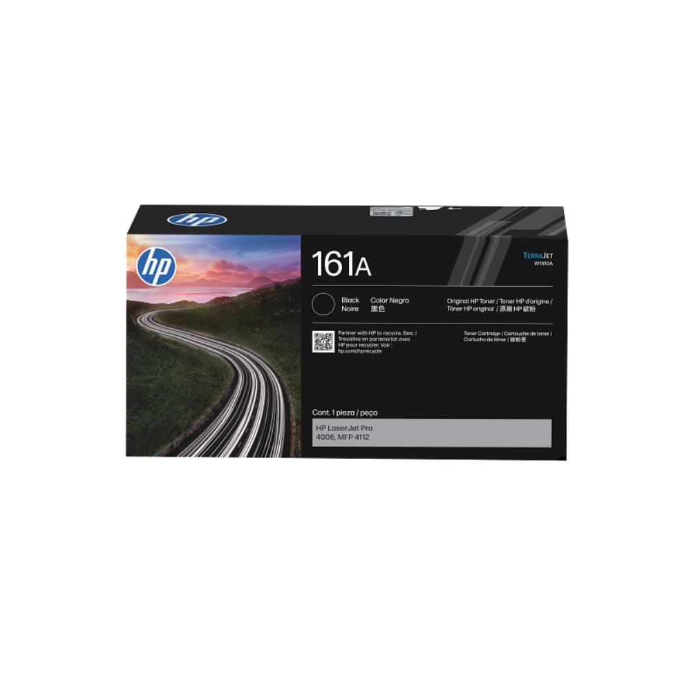 HPTONER Toner original HP 161A Negro