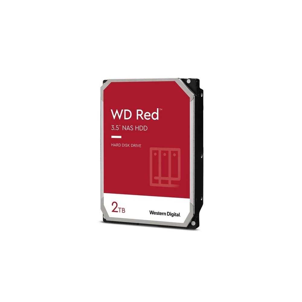 WESTERN DIGITAL Disco Duro Western Digital RED 2TB para NAS 5400RPM SATA 6Gbs Cache 256 MB 3,5in trabajo 24/7