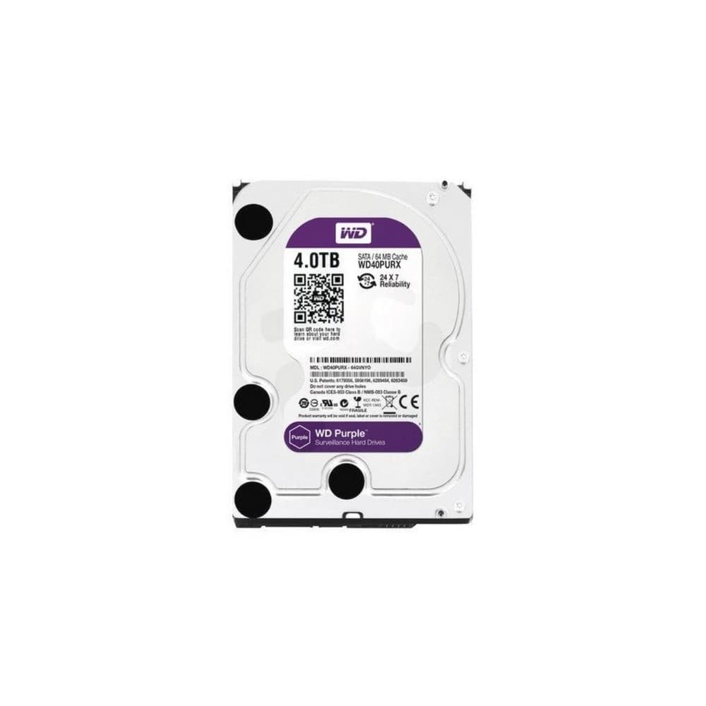DAHUA Disco Duro Dahua, Purpura, 4TB, Videovigilancia, Trabajo 24/7, SATA, 5400 RPM