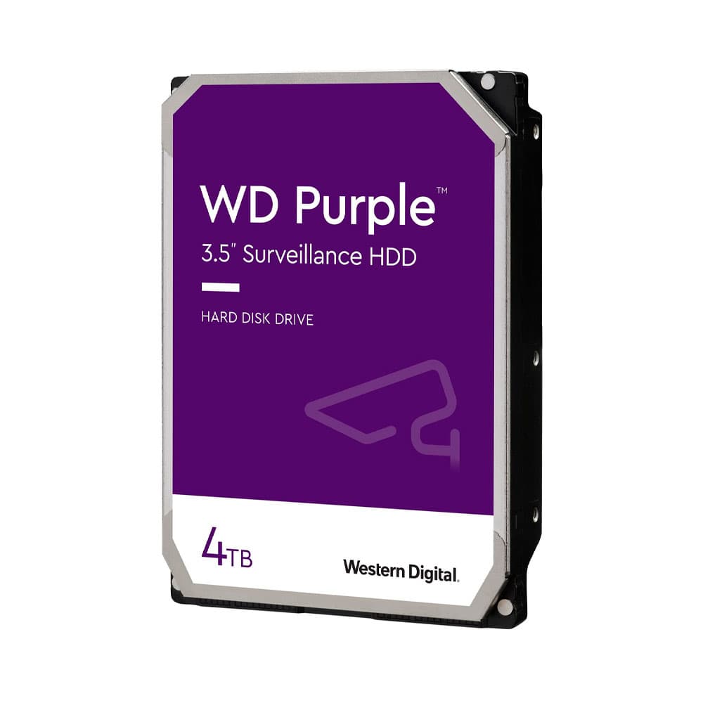 WESTERN DIGITAL Disco Duro Western Digital PURPLE 4TB 5400RPM SATA 6Gbs Cache 256 MB 3,5in videovigilancia trabajo 24/7