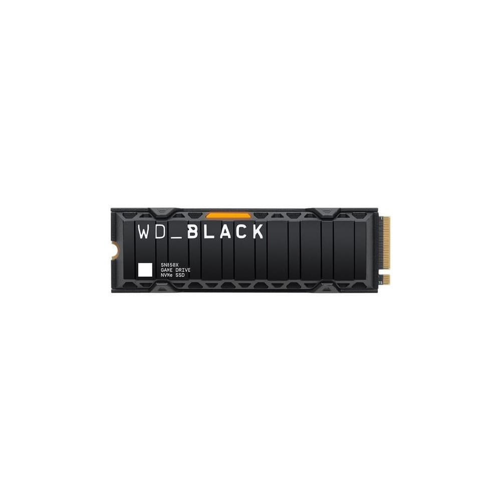 WESTERN DIGITAL Unidad de estado sólido SSD Western Digital Black SN850X 1TB con disipador Compatible con PS5