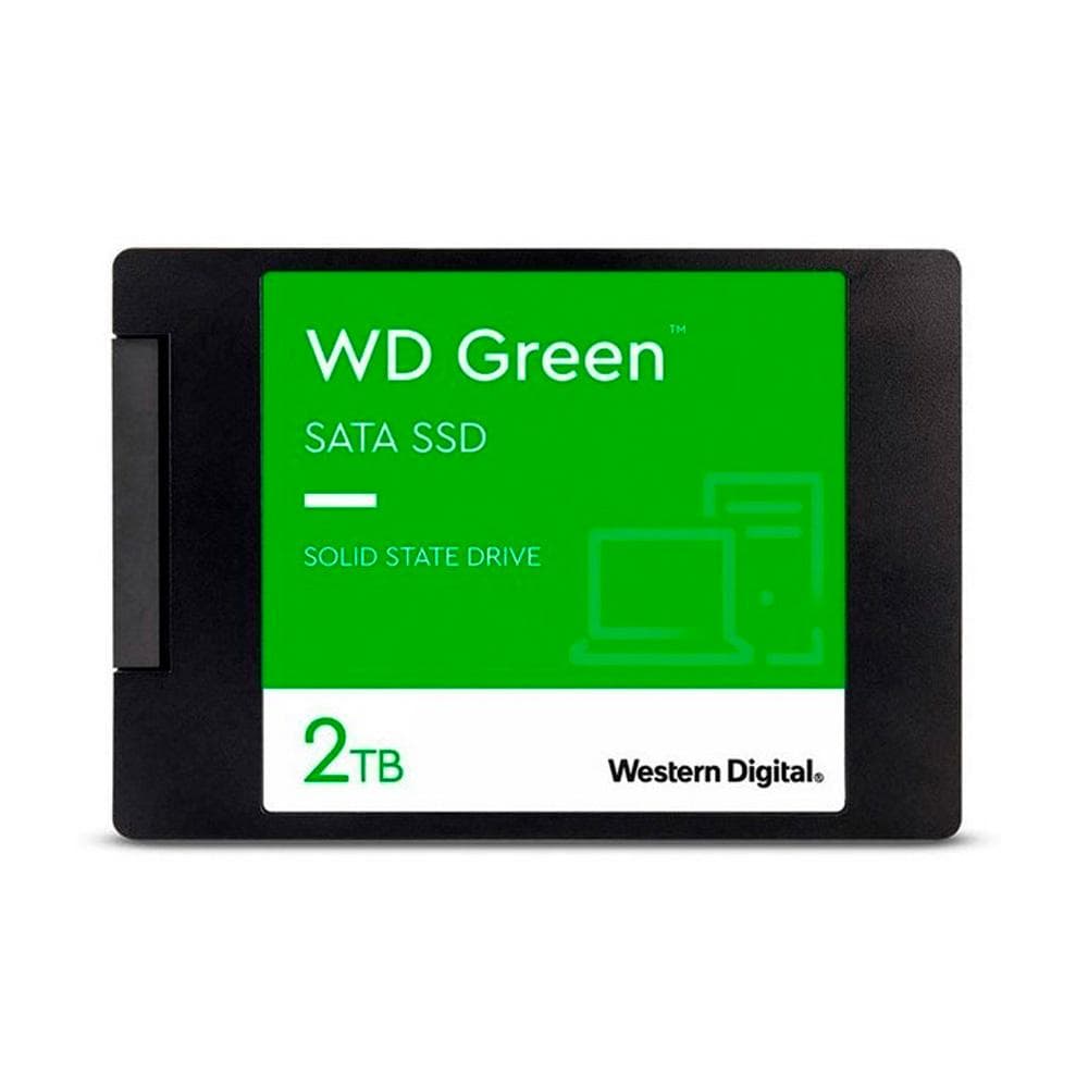 WESTERN DIGITAL Unidad de Estado Solido SSD WESTERN DIGITAL Green 2TB COLOR Negro Verde