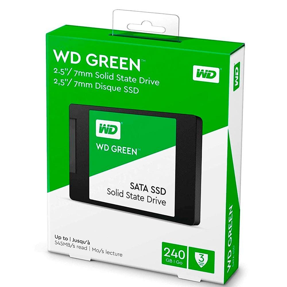 SANDISK Unidad de Estado Solido SSD WESTERN DIGITAL 240gb COLOR Negro Verde