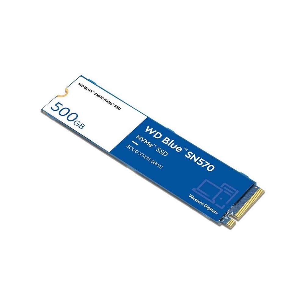 WESTERN DIGITAL Unidad de estado sólido SSD Western Digital Blue SN570 500GB NVMe PCIe lectura secuencial