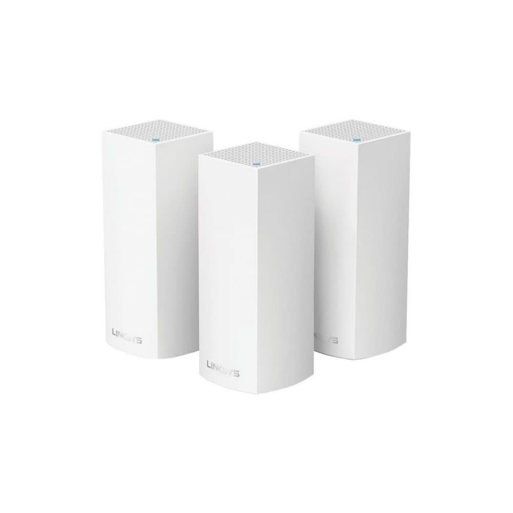 LINKSYS AC3900 3PK Linksys Velop - Sistema Wi-Fi en malla para todo el hogar (paquete de 3 nodos, doble banda, instalación guiada por App,Sistema modular, gestión de red por App) Dual-Band , 802.11a/b/g/n/ac Wi-Fi Standards,Up to 3900 Mbps Wi-Fi Data Throughput 1 x 2.4 GHz / 2 x 5 GHz Frequencies,6 x Antennas & High Powered Amplifiers 2 x Gigabit Ethernet