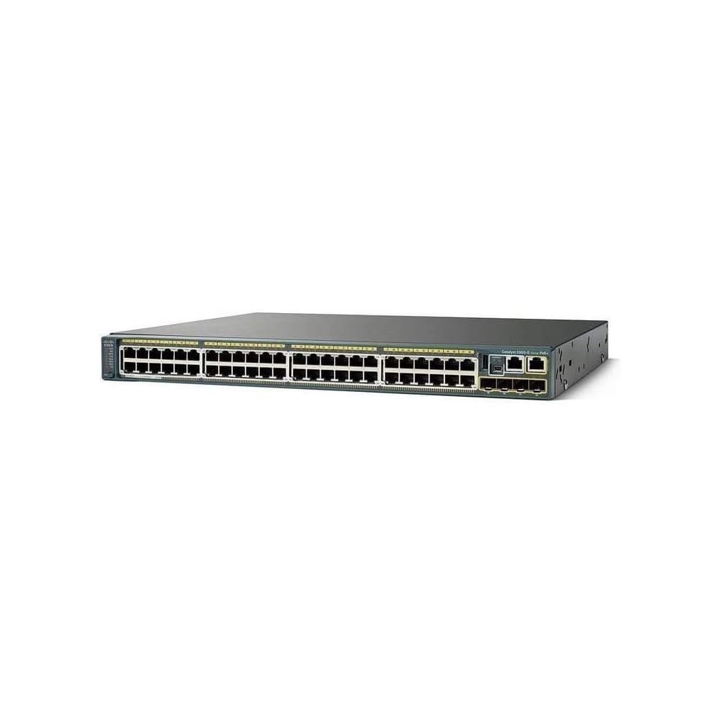 CISCO Catalyst 2960-X 48 GigE PoE 370W 4 x 1G SFP LAN Base