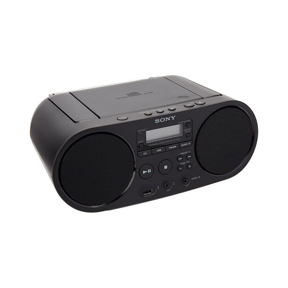 SONY Sistema de sonido portatil Sony con CD / Reproduce USB, MP3 / Sintonizador de radio AM/FM / Potencia