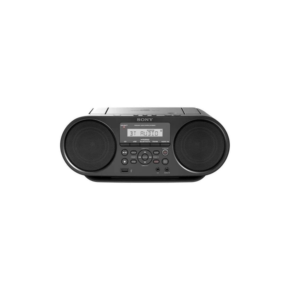 SONY Boombox con CD, Conectividad Bluetooth sencilla con NFC One-Touch, Reproduce CD o grábalos en dispos