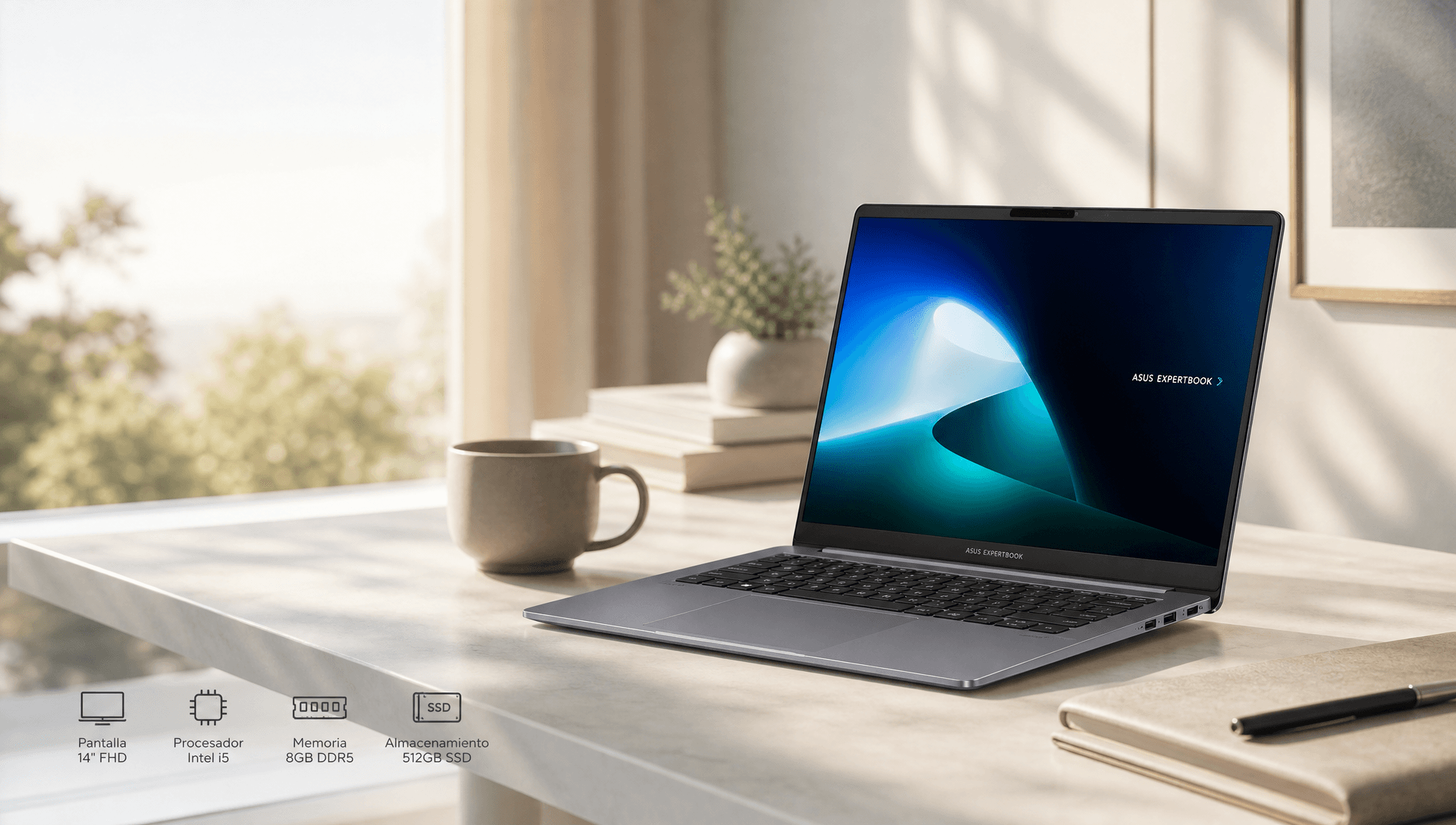 ASUS ExpertBook B1403CVA con estilo